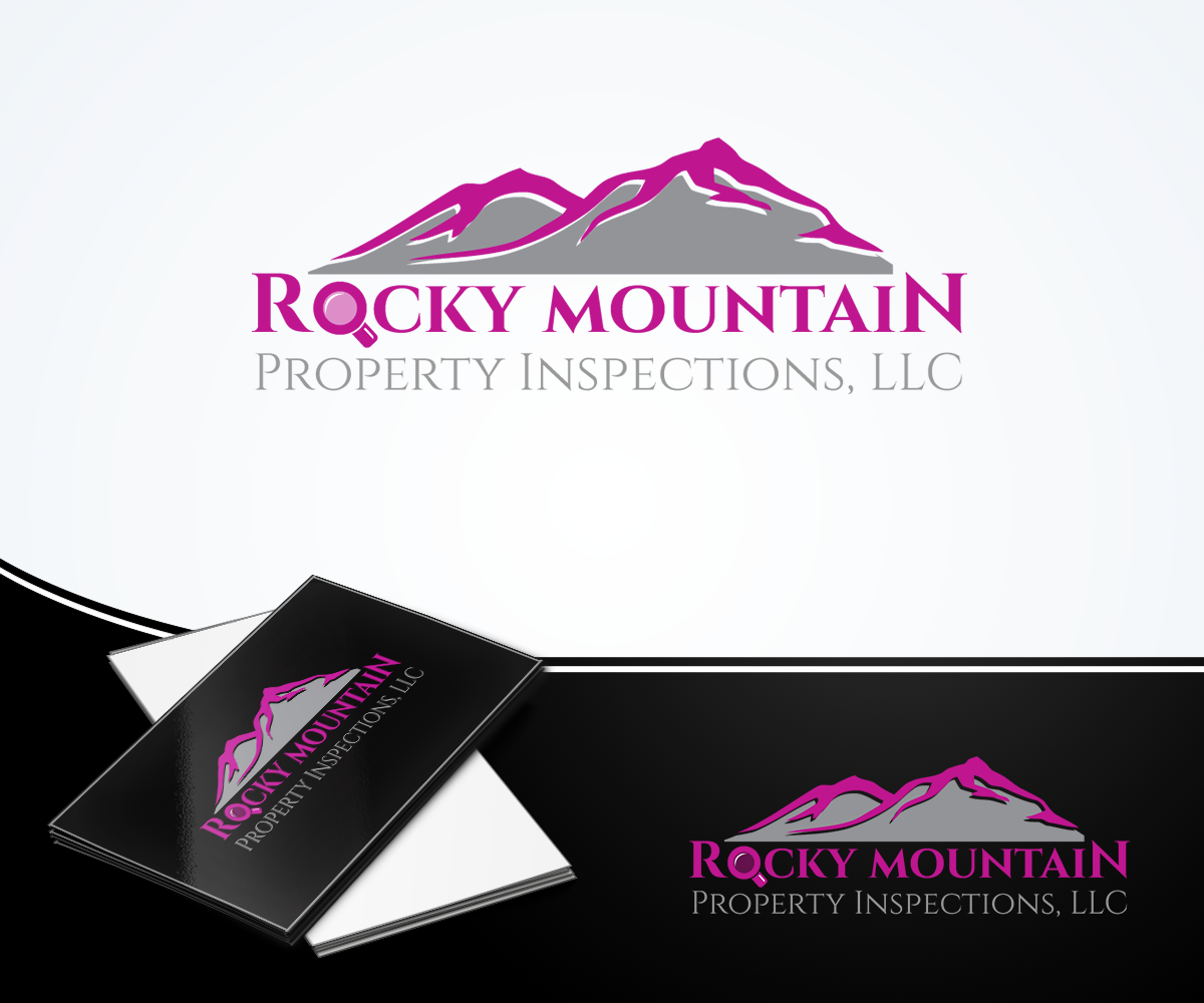 Logo Design by Pixi Dust for Rocky Mountain Property Inspections, LLC | Design #3727961