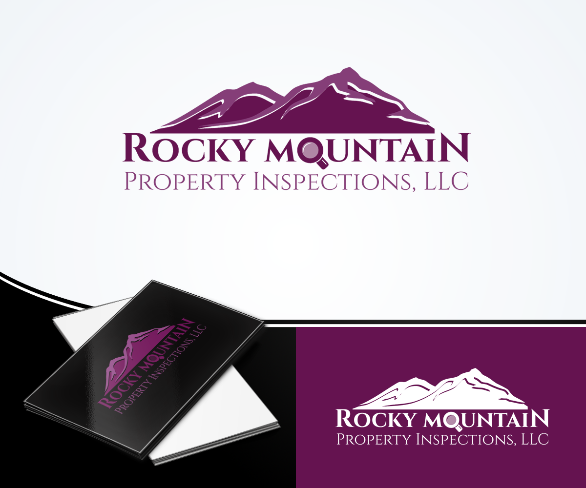 Logo Design by Pixi Dust for Rocky Mountain Property Inspections, LLC | Design #3728027