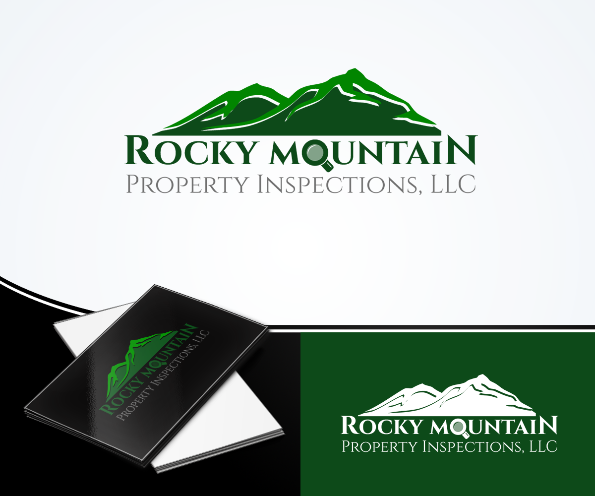 Logo Design by Pixi Dust for Rocky Mountain Property Inspections, LLC | Design #3728063