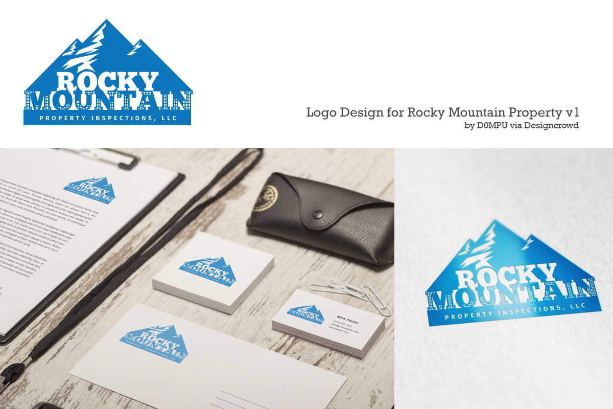 Diseño de Logo por D0MPU para Rocky Mountain Property Inspections, LLC | Diseño #3717338
