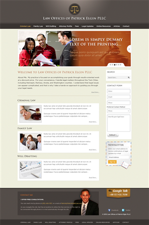 Diseño Wordpress por Mayank Patel para este proyecto | Diseño: #989901