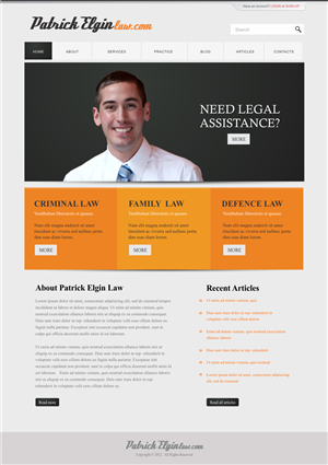 Diseño Wordpress por CreativeIyke para este proyecto | Diseño: #1021414