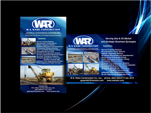 Advertisement Design 1/2 Page - Trade Magazine for a Gas & Oil General Engineering Contractor in CA | Diseño Publicitario por Amduat Design