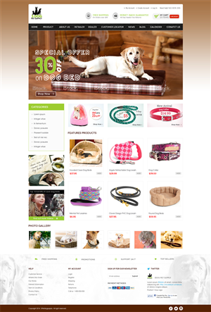 3 Dog Pet Supply | Web Design by Mayank Patel