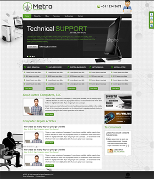 Wordpress Design by Rohit Gangully for this project | Design: #998353