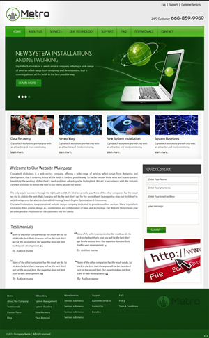 Wordpress Design by pb for this project | Design: #976803