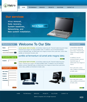 Wordpress Design by pb for this project | Design: #988706