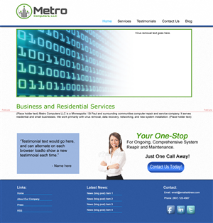 Wordpress Design by Chrissy Hoff for this project | Design #997636