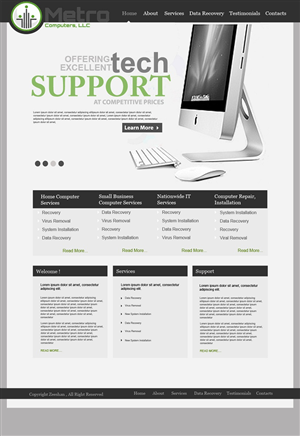 Wordpress Design by Oxygen Creatives for this project | Design: #1001496