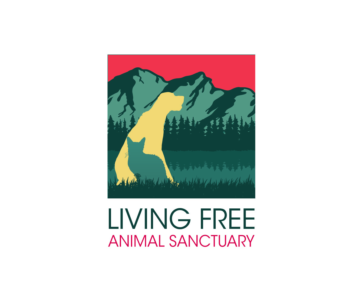 Personable Conservative Pet Logo Design For Living Free Animal Sanctuary By Dobleve Design 3715931