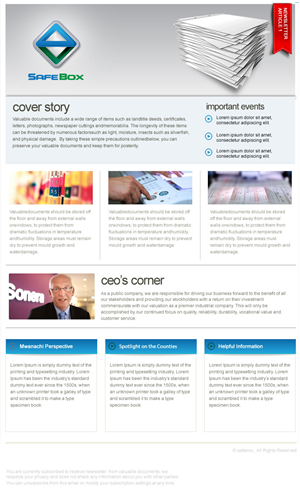 Newsletter Design by incisesolutions for this project | Design: #3807043
