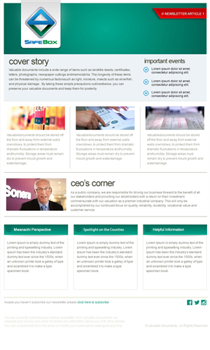 Newsletter Design by incisesolutions for this project | Design: #3831289