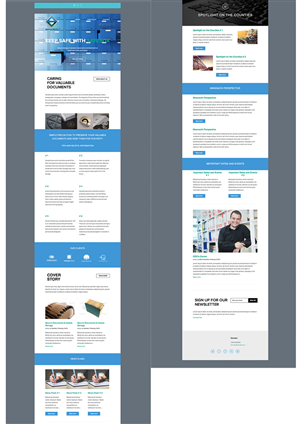Newsletter Design by Caroloh