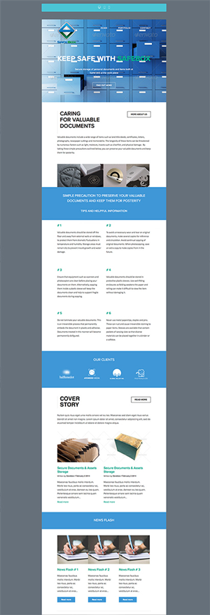 Newsletter Design by Caroloh for this project | Design: #3785436