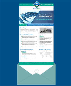 Newsletter Design by Best Design Hub for this project | Design: #3796092