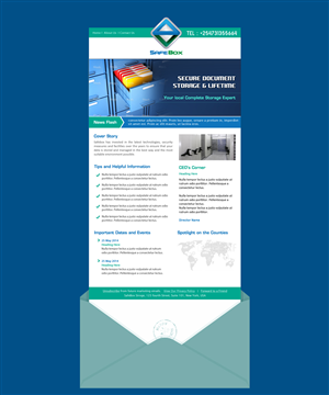 Newsletter Design by Best Design Hub for this project | Design: #3796110