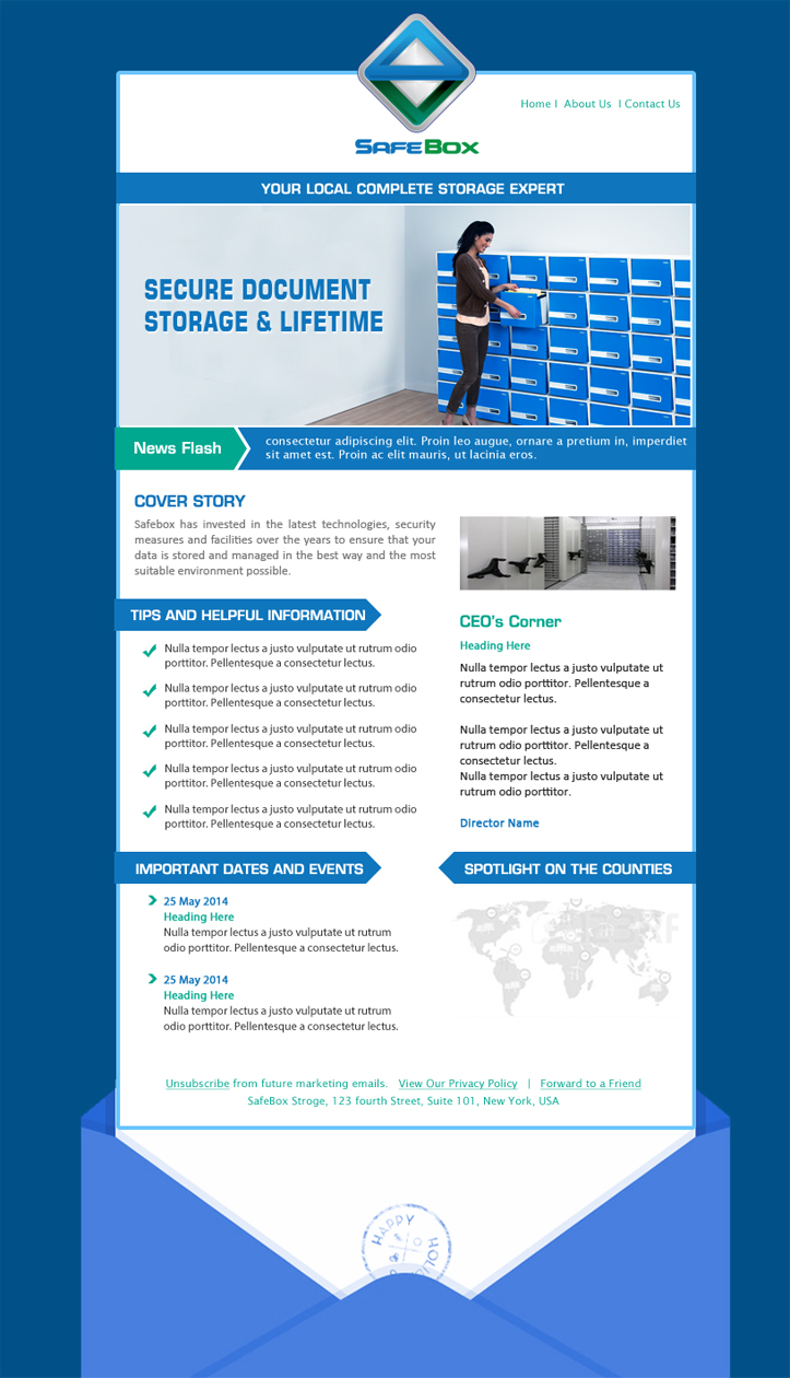 Newsletter Design by bangraphics for this project | Design #3798745