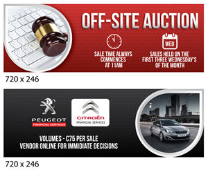 Banner Ad Design by JCR for G3 Remarketing | Design: #3728924