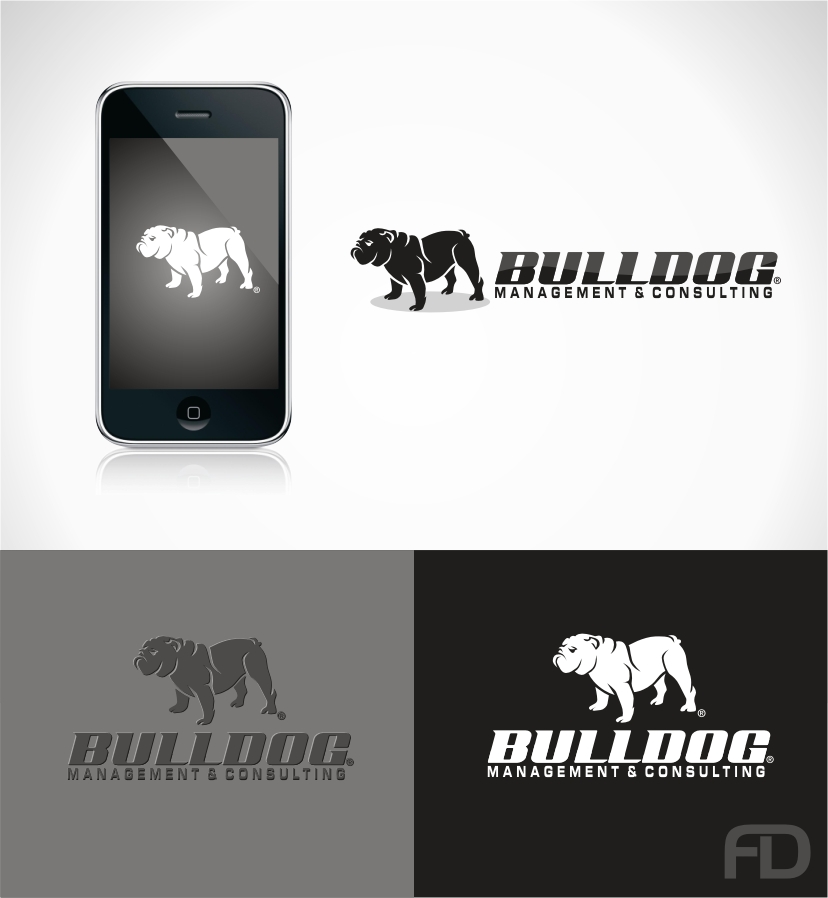 Logo Design by Fenceline Design for Bulldog Management & Consulting | Design #979763