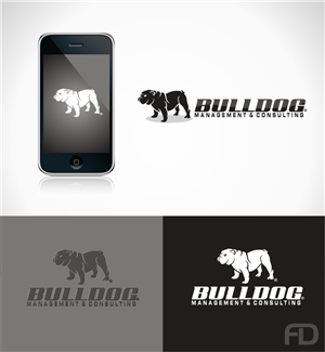 Diseño de Logo por Fenceline Design para Bulldog Management & Consulting | Diseño: #979763