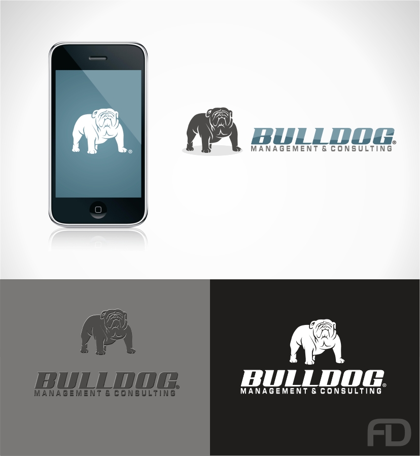 Logo Design by Fenceline Design for Bulldog Management & Consulting | Design #985182