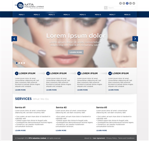 Web Design by Ivo Fernandes for MTA Industries | Design: #3744532
