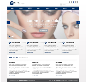 Web Design by Ivo Fernandes for MTA Industries | Design: #3744533