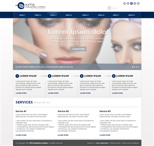 Web Design by Ivo Fernandes for MTA Industries | Design: #3744535