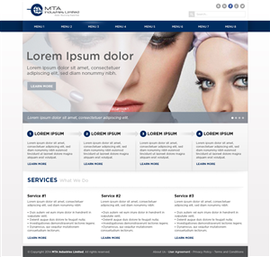 Web Design by Ivo Fernandes for MTA Industries | Design: #3744539