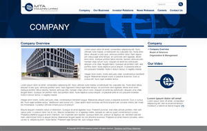 Web Design by markiez for MTA Industries | Design: #3734139