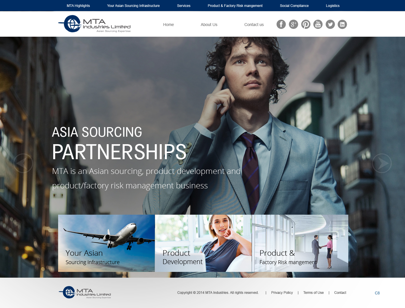 Web Design by pb for MTA Industries | Design #3731115