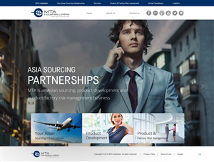 Web Design by pb for MTA Industries | Design: #3731115
