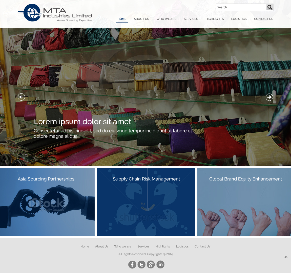 Web Design by pb for MTA Industries | Design #3731121