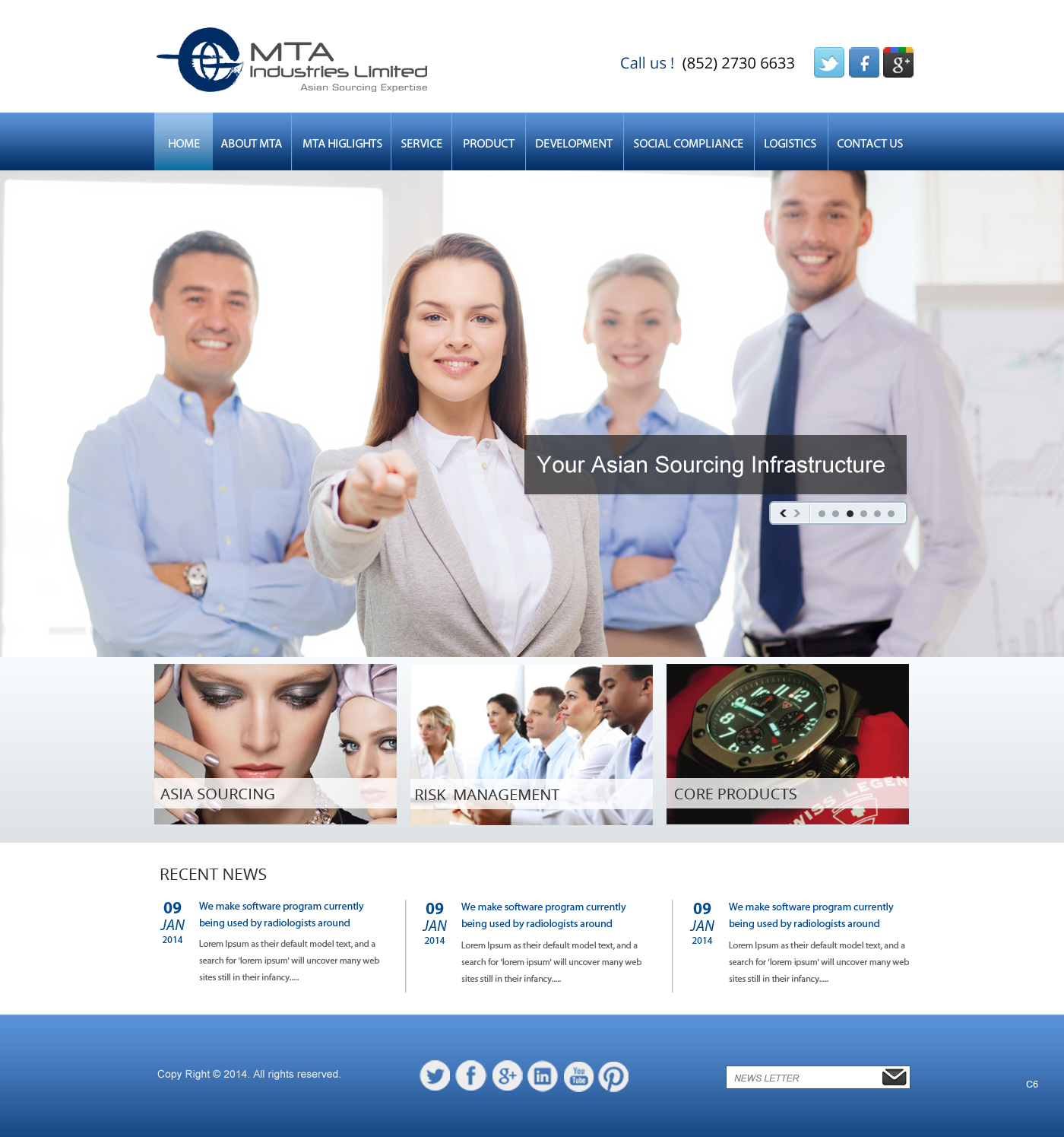 Diseño Web por pb para MTA Industries | Diseño #3731123