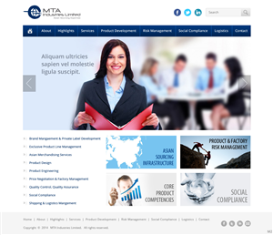 Web Design by pb for MTA Industries | Design: #3731126