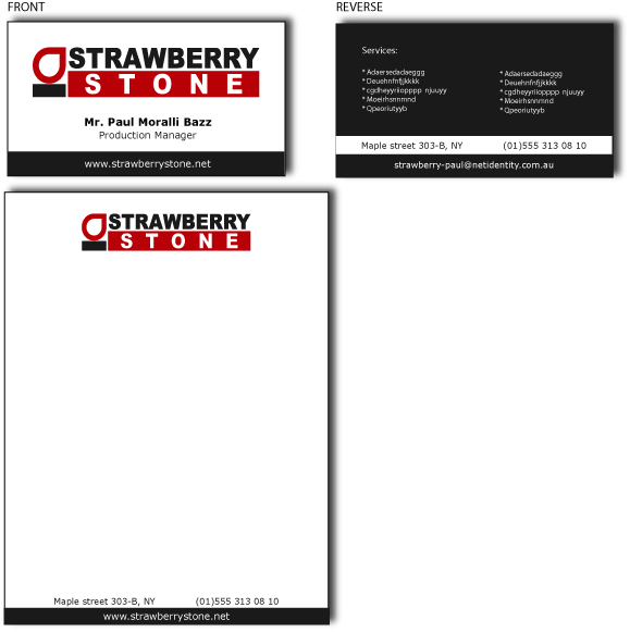 Stationery Design by adriana for this project | Design #117080