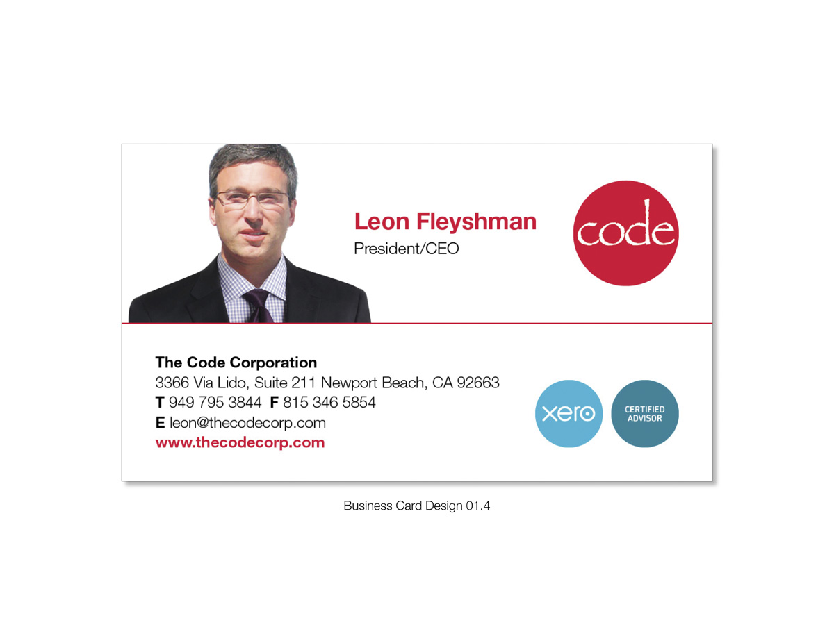 Business Card Design by SP Designwork for The Code Corporation | Design #3728946