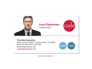 Business Card Design by SP Designwork for The Code Corporation | Design: #3728946