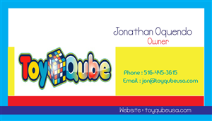 Design de Carte de Visite par Anish22 pour Toy Qube | Design : #3735152