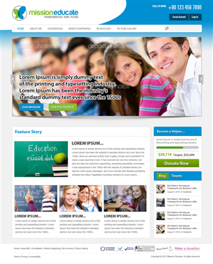 Web Design - Mission Educate Non-Profit Organisation | Web Design by Kreative Ideaz
