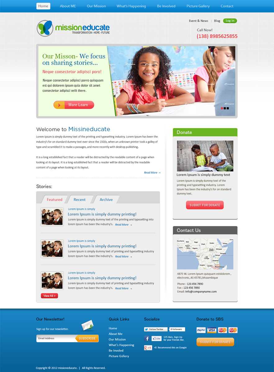 Web Design by Mayank Patel for this project | Design #981554