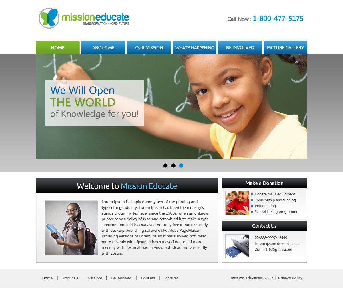 Web Design by OM for this project | Design #1000720