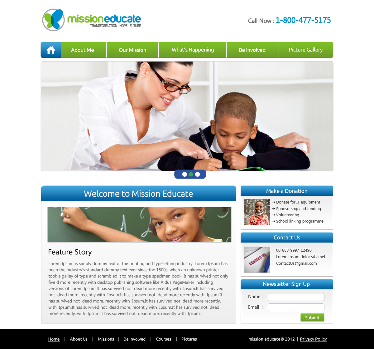 Web Design by OM for this project | Design #1004174