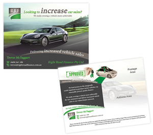 Right Road Finance  | Postkarten-Design von creationz2011