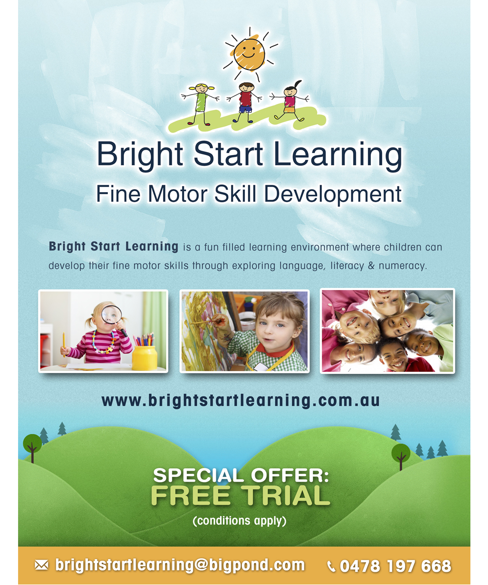 Design de Flyer par jeffdefy pour Bright Start Learning | Design #3723749