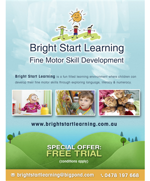 Design de Flyer par jeffdefy pour Bright Start Learning | Design : #3723749