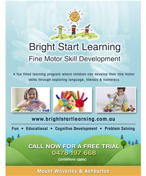 Design de Flyer par jeffdefy pour Bright Start Learning | Design : #3725729