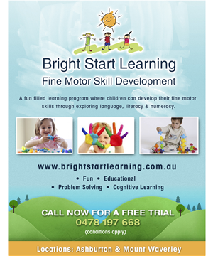 Design de Flyer par jeffdefy pour Bright Start Learning | Design : #3730309