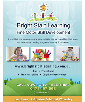 Flyer Design by jeffdefy for Bright Start Learning | Design #3730465