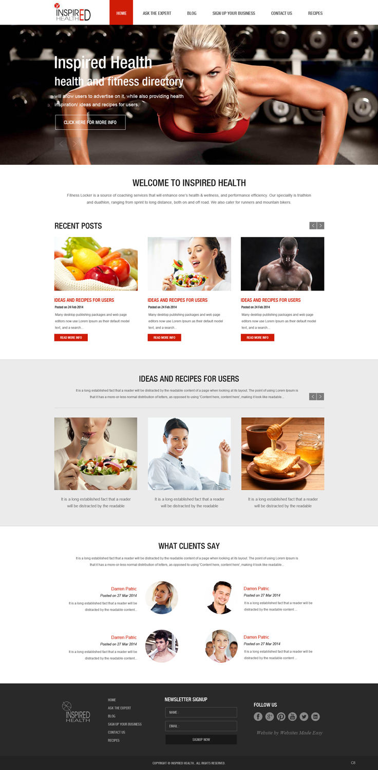 Wordpress Design by pb for Websites Made Easy Limited | Design #3728617